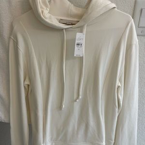 Off white NWT LOFT women’s sweatshirt